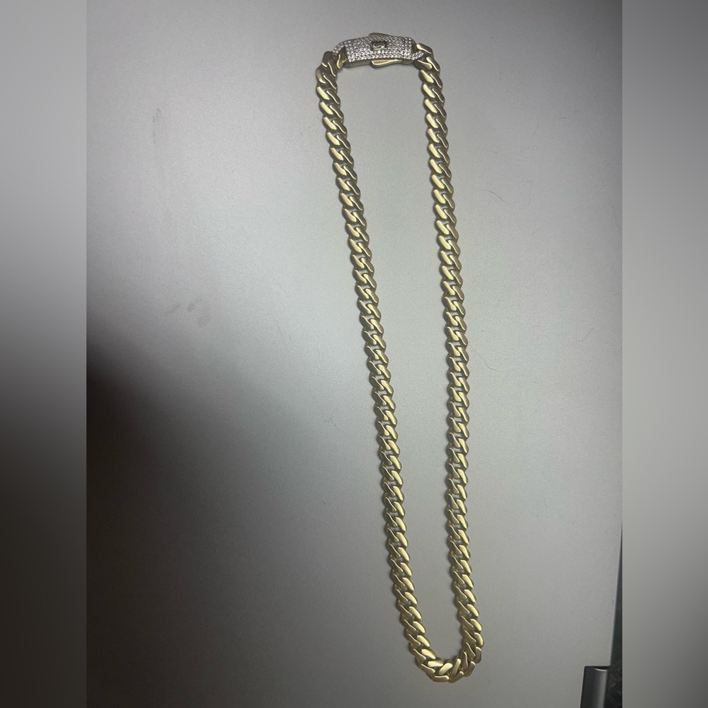Monaco Gold Chain Necklace 10K